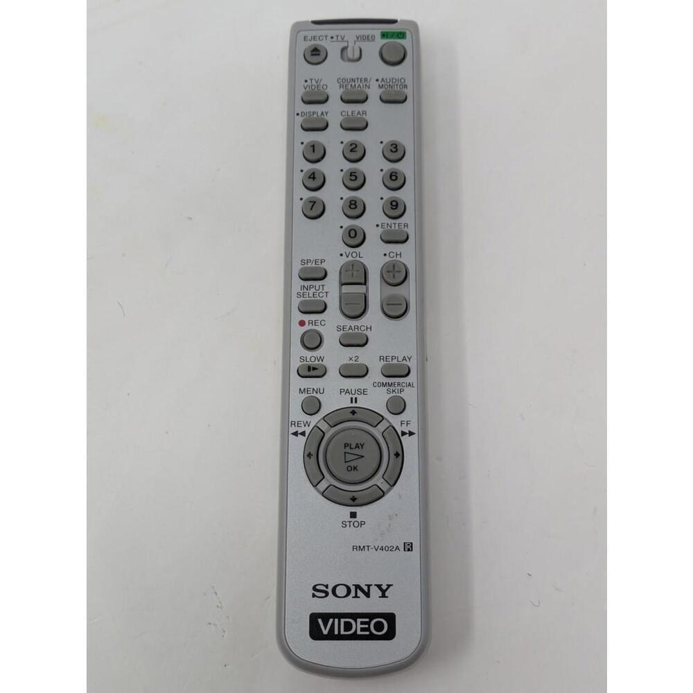 Genuine Sony RMT-V402A TV/Video Remote Control Tested Working Clean